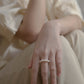 Ἀφροδίτη Baroque mini pearl ring(5mm)