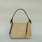 Suede Contrast Shoulder Tote