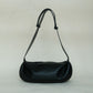 PU Soft Leather Pillow Bag in Classic Black