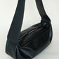 PU Soft Leather Pillow Bag in Classic Black
