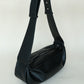 PU Soft Leather Pillow Bag in Classic Black