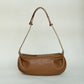 PU Soft Leather Pillow Bag in Brown