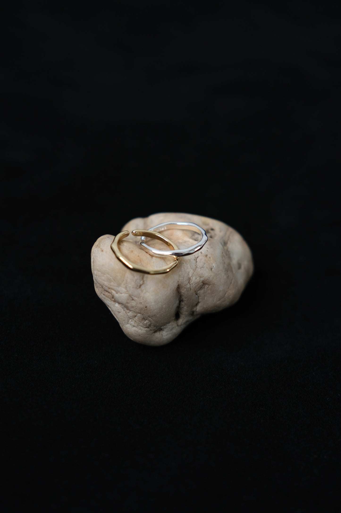 Simple ring in gold vermeil
