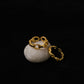 French style chain ring in Gold Vermeil