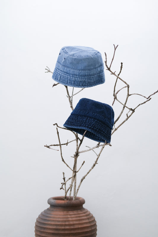 Chapeau en jean (Bleu clair)